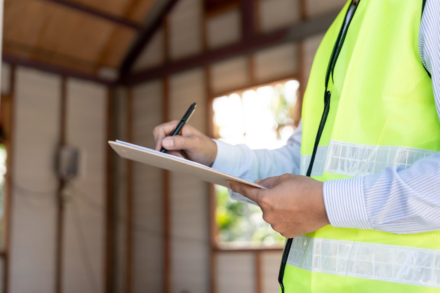 Preparing a jobsite for inspection